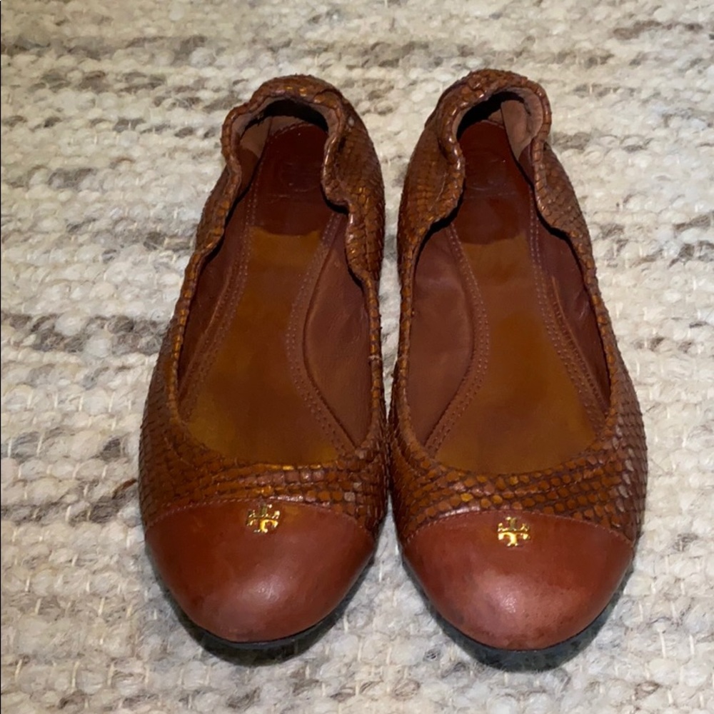 Tory Burch Leather Ballet Flats